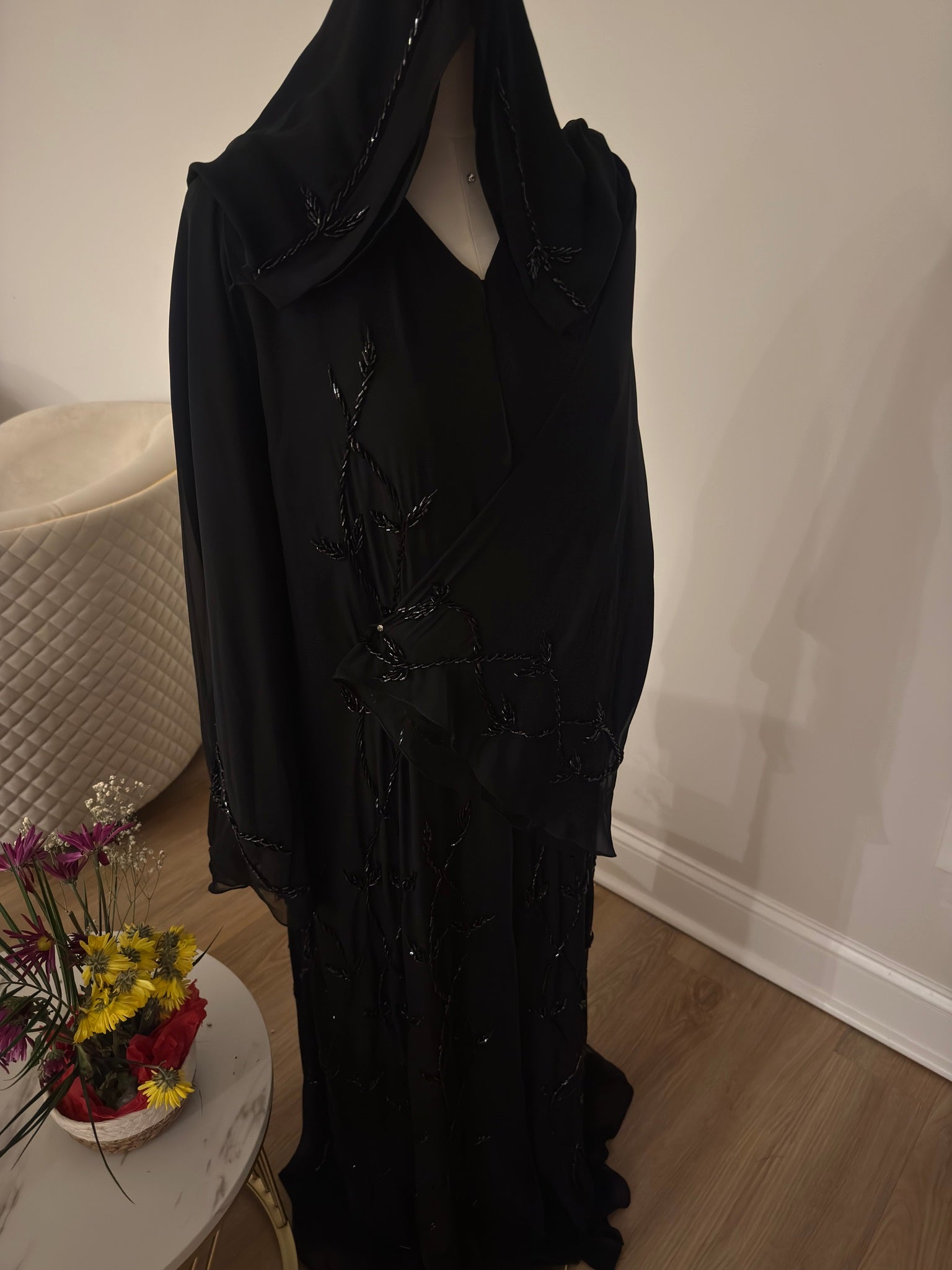 Shadow Elegance Abaya