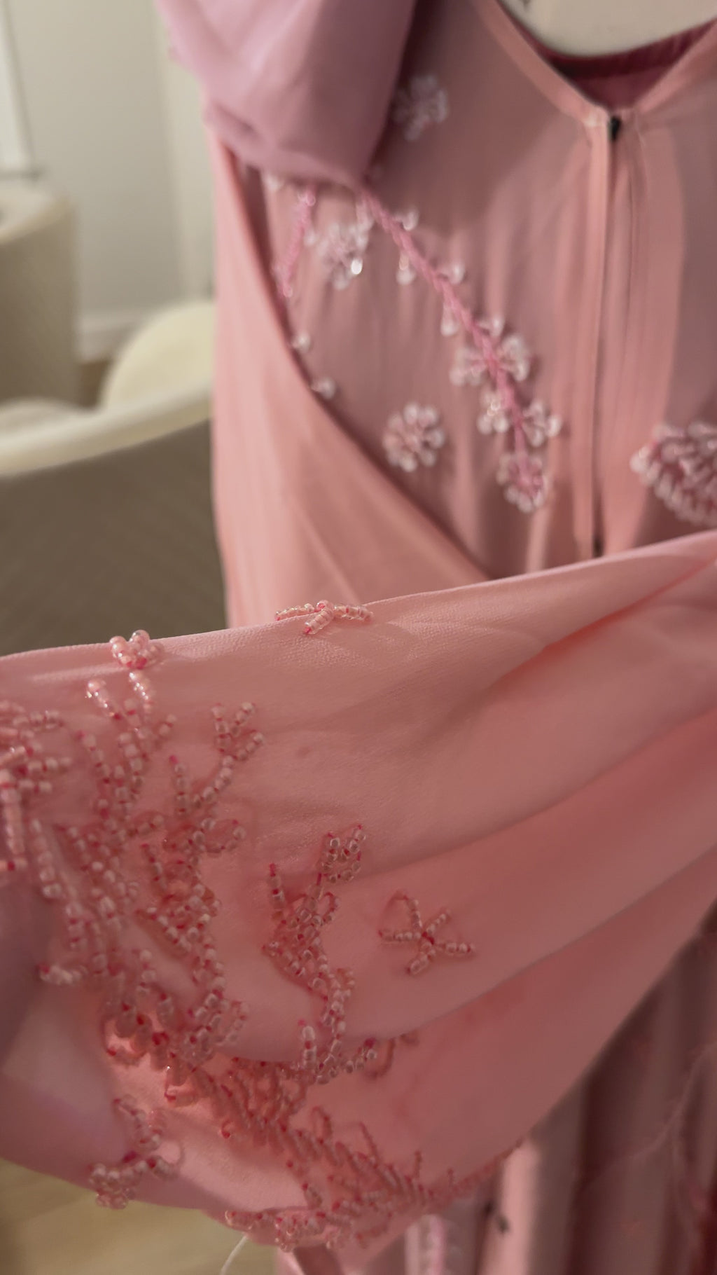Baby Pink Abaya