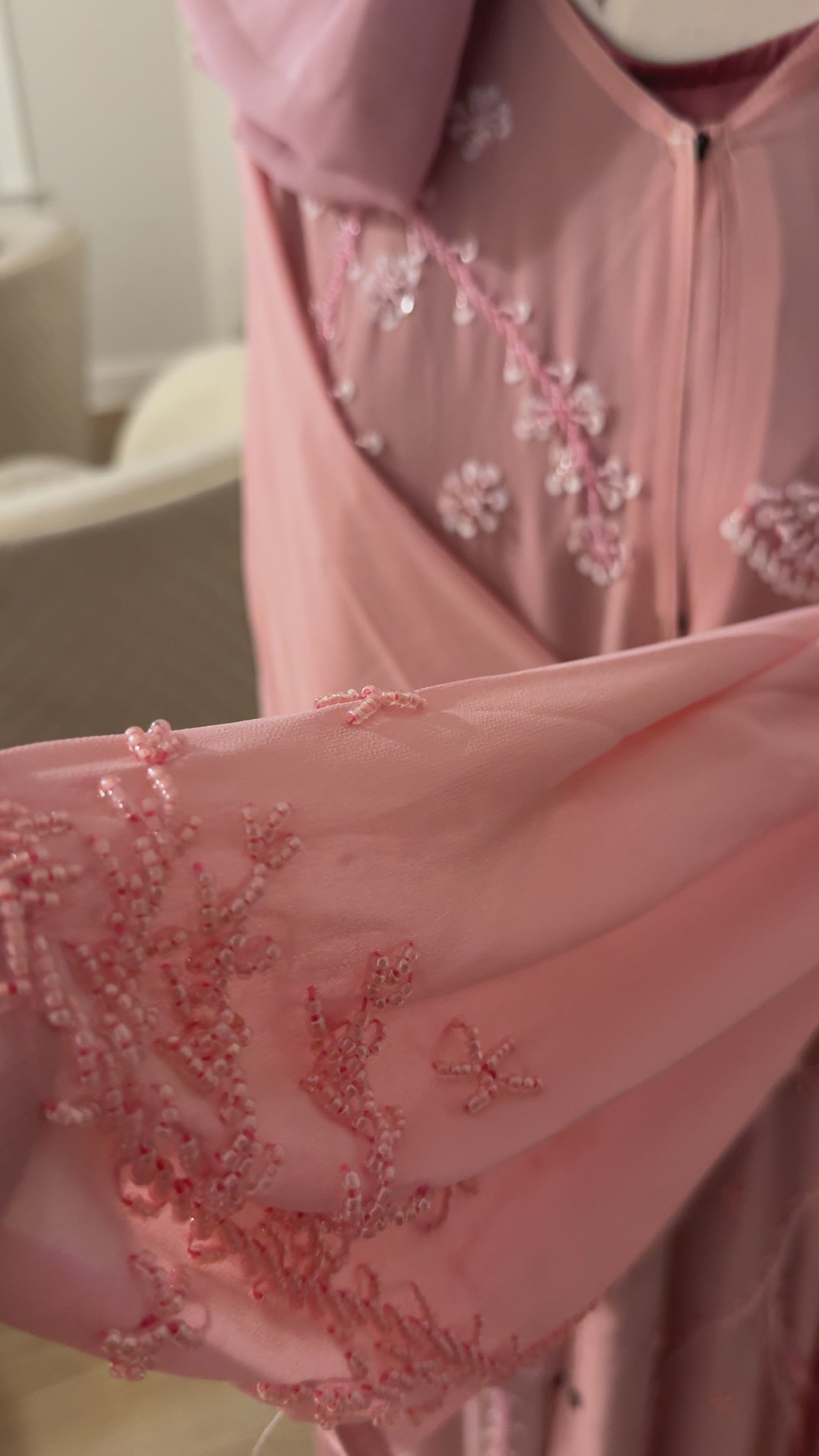 Baby Pink Abaya